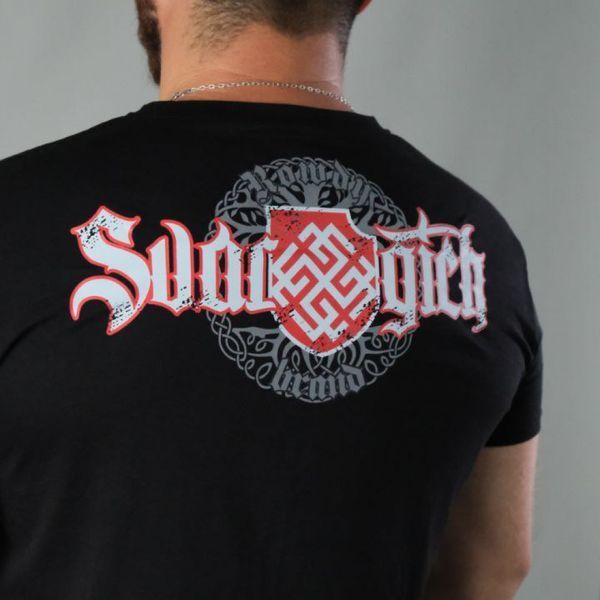 Футболка чоловіча Rowdy Сварожич Black Size S gs-30834-s фото