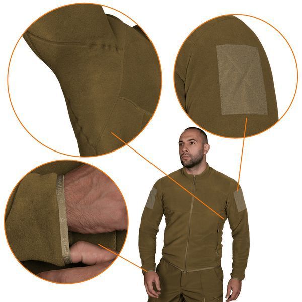 Кофта Camo-Tec Patrol 2.0 Himatec Pro Coyote Size S gs-30510-s фото